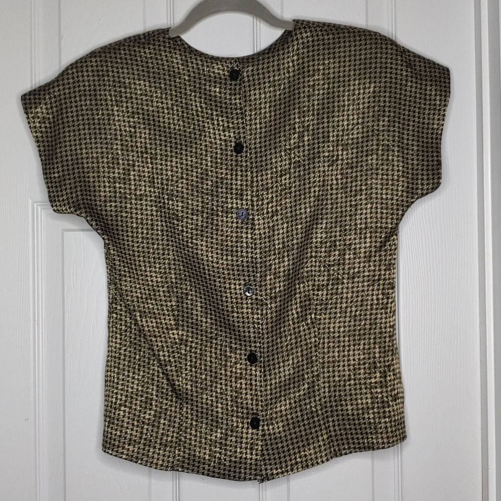 Vintage Houndstooth Top - Picture 2 of 3